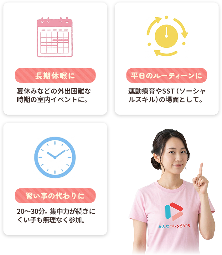 施設の課題を解決する活用アイデア